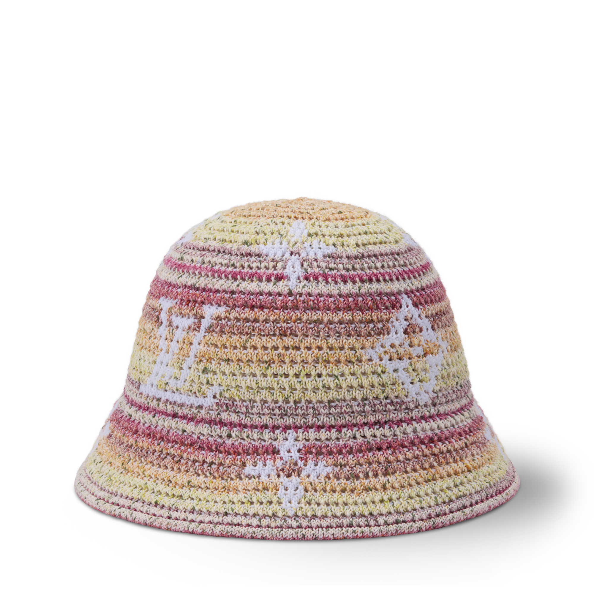 Stripes Crochet Bucket Hat - Luxury S00 Yellow | LOUIS VUITTON